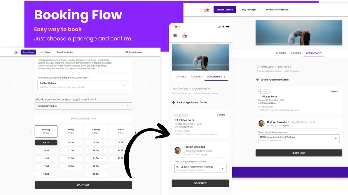 User Booking Flow 3