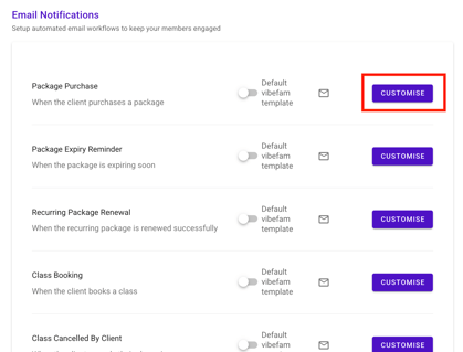 User email notification 2
